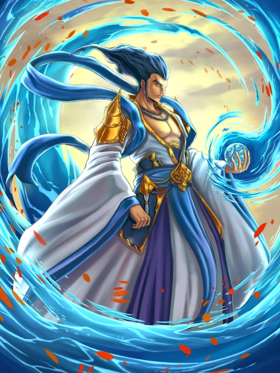 Ilustración de la baraja Kami daño directo